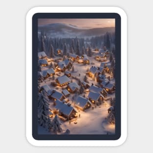 Winter Village Lapland Sticker